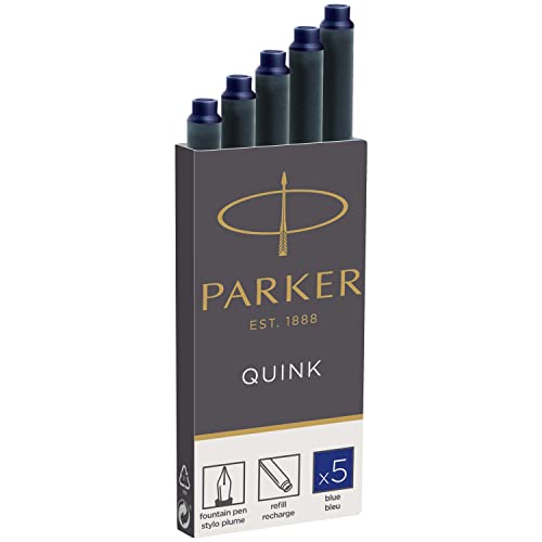 parker quink recambios para plumas estilogrficas cartuchos largos tinta