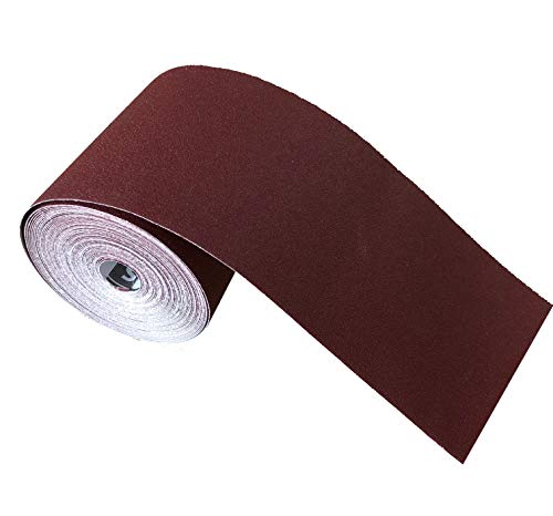 rollo de papel de lija 115 mm x 10 m grano 180