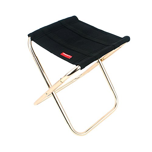 silla plegable para exteriores sin respaldo carretera camping aluminio