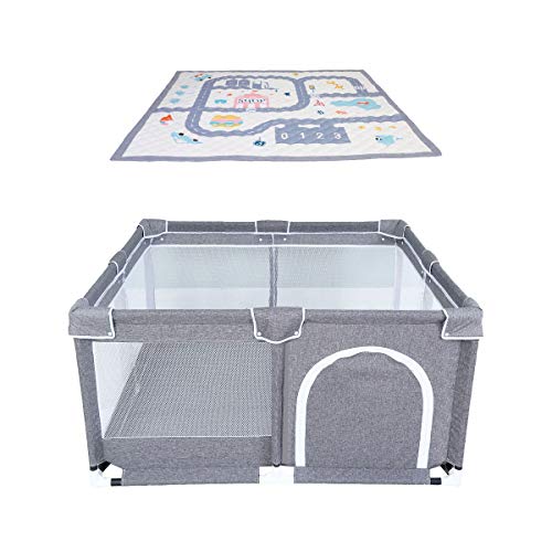 star ibaby oxford xl alfombra parque de bebs ultraligero con alfombra 1