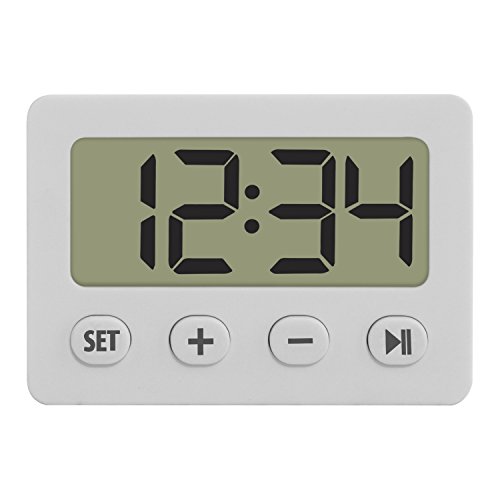 tfa reloj despertador digital blanco