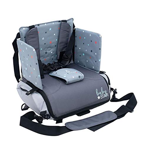trona de viaje porttil de beb con compartimento ideal para salir de viaje