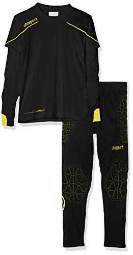 uhlsport stream 22 torwart set junior portero unisex nios blackfluo