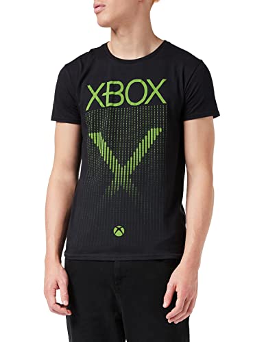 xbox x desvanecido camiseta para hombre negro m gamer tee idea del regalo