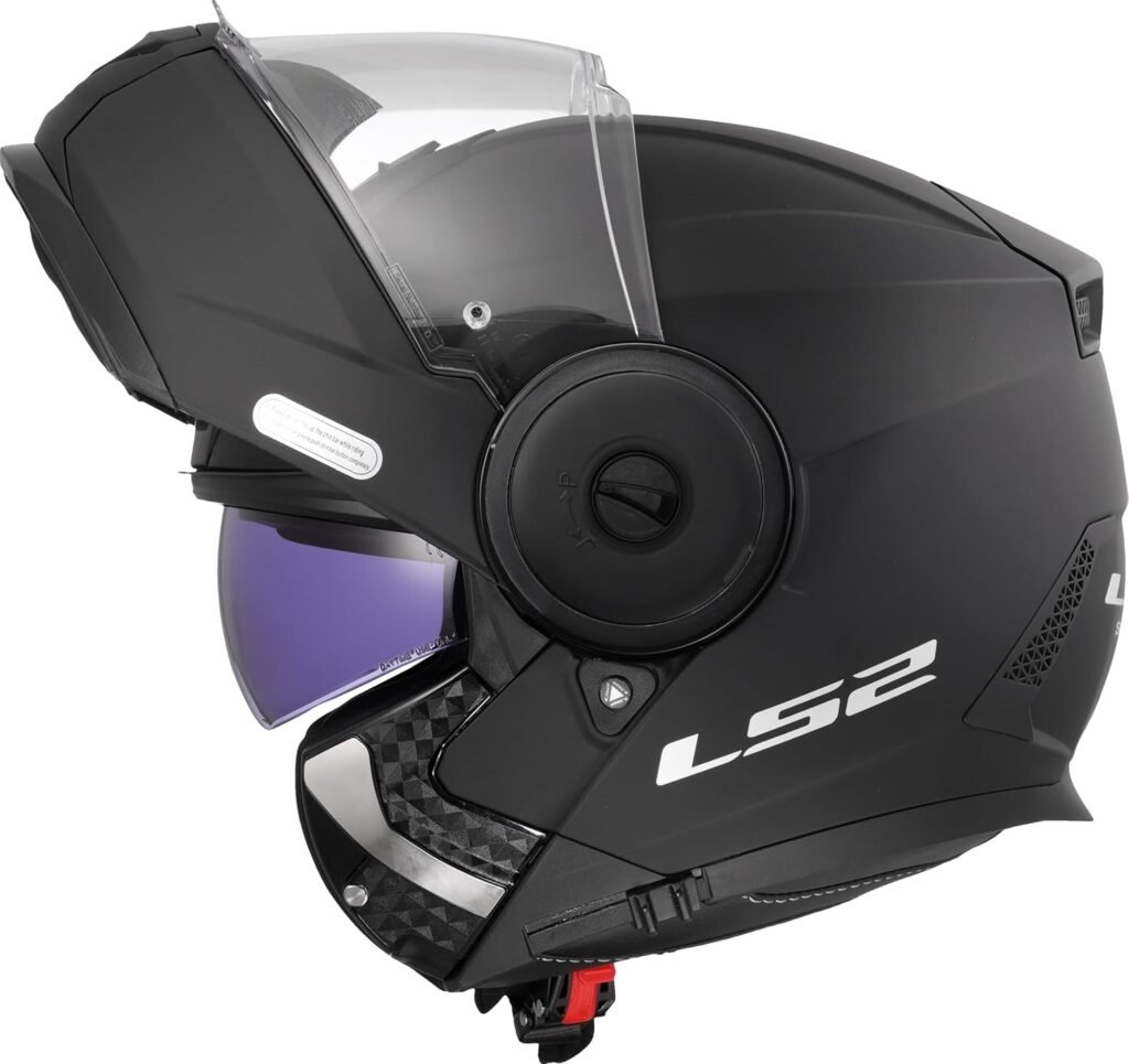LS2 Modular Scope II Motorcycle Helmet Solid Matt Black