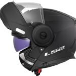 LS2 Modular Scope II Motorcycle Helmet Solid Matt Black