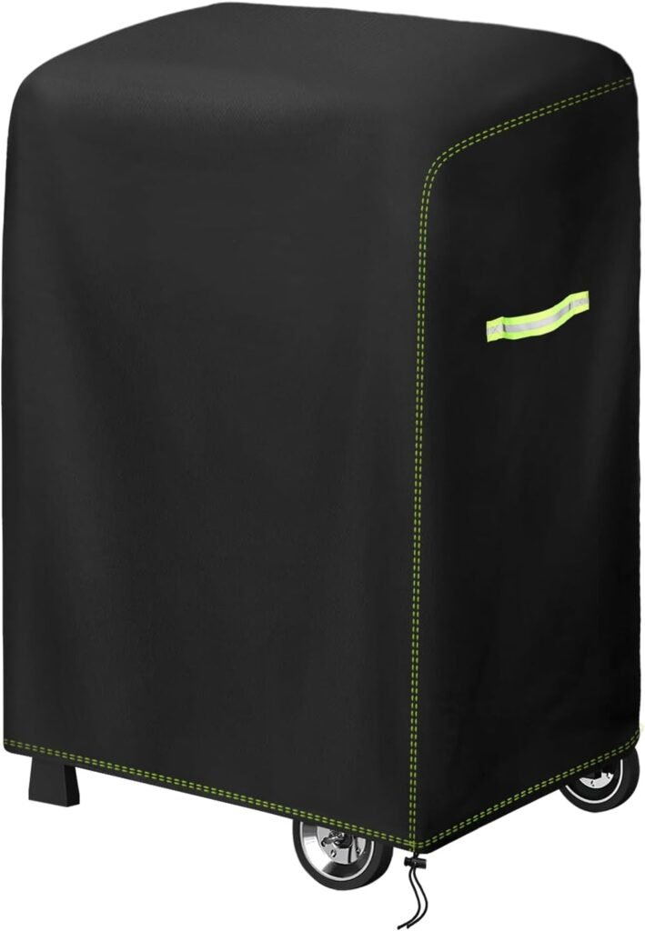 420D Waterproof Outdoor Barbecue Cover, Tear Resistant Protective Cover for BBQ 77 x 70 x 110 cm, Outdoor Barbecue Cover Anti-Wind/Anti-Dust/Anti-Moisture/Anti-UV