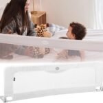 ms BabyWorld Basic Barrier - Safety Rail for Children's Beds | Foldable and Portable | Secure Attachment | 150 cm | Screen Printed