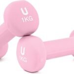 unycos - Non-slip dumbbells and dumbbells: Iron | Neoprene: from 1 kg to 10 kg - Soft to the touch for men and women, ergonomic design, anti-rolling, home gym, fitness