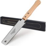 Japanese Hand Saw Fine Cutting Wood Heatigo Double Edge Saw Flush Cut Wood Handle Fine Tooth Pruning Saw Woodworking Tool