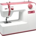 ALFA - Sewing Machine, Style 20, Pink, 10 Stitches, 30 x 19 x 41 cm, Accessories Included