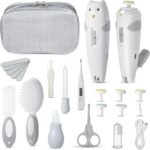 Lictin Baby Care Set-26 in 1 Rechargeable Electric Baby Nail Clipper Set, Baby Nail File with Automatic Lighting, Portable Baby Grooming Kit, Great Gift Idea