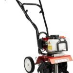 DIFU Garden Petrol Scooter 52 cc Cultivator 1900 W 2-Stroke Petrol Engine Working Width 300 mm Working Depth 120 mm 4 Spines with 4 Steel Knives