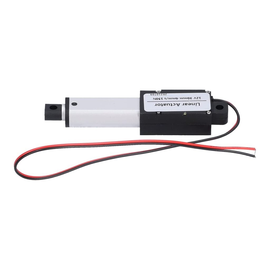 Actuador Lineal, de 30 Mm, Mini Actuador de Movimiento Eléctrico de 12 V para Maquinaria Agrícola y Sistemas de Ventilación (#1)